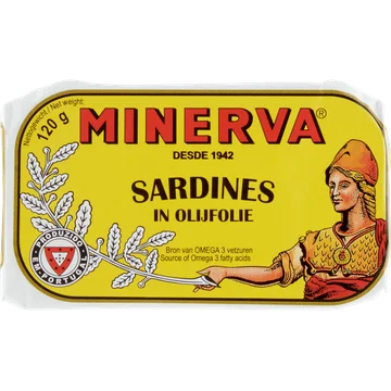 Minerva Sardines in Olijfolie 120 g