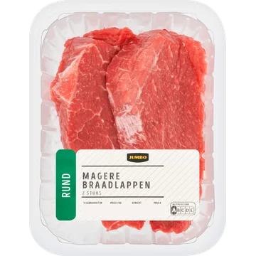 Jumbo Rund Magere Braadlappen 2 Stuks ca. 350 g