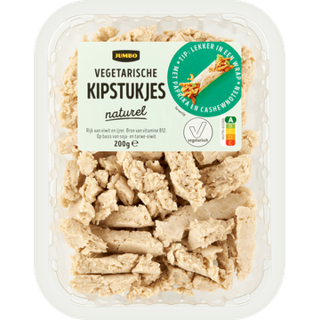 Jumbo Vegetarische Kipstukjes Naturel 200 g