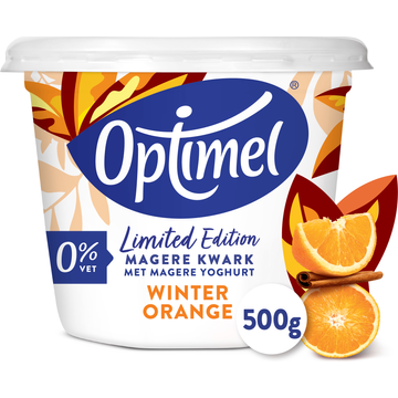 Optimel Magere Kwark met Magere Yoghurt Citroen 0% Vet Limited Edition 500g
