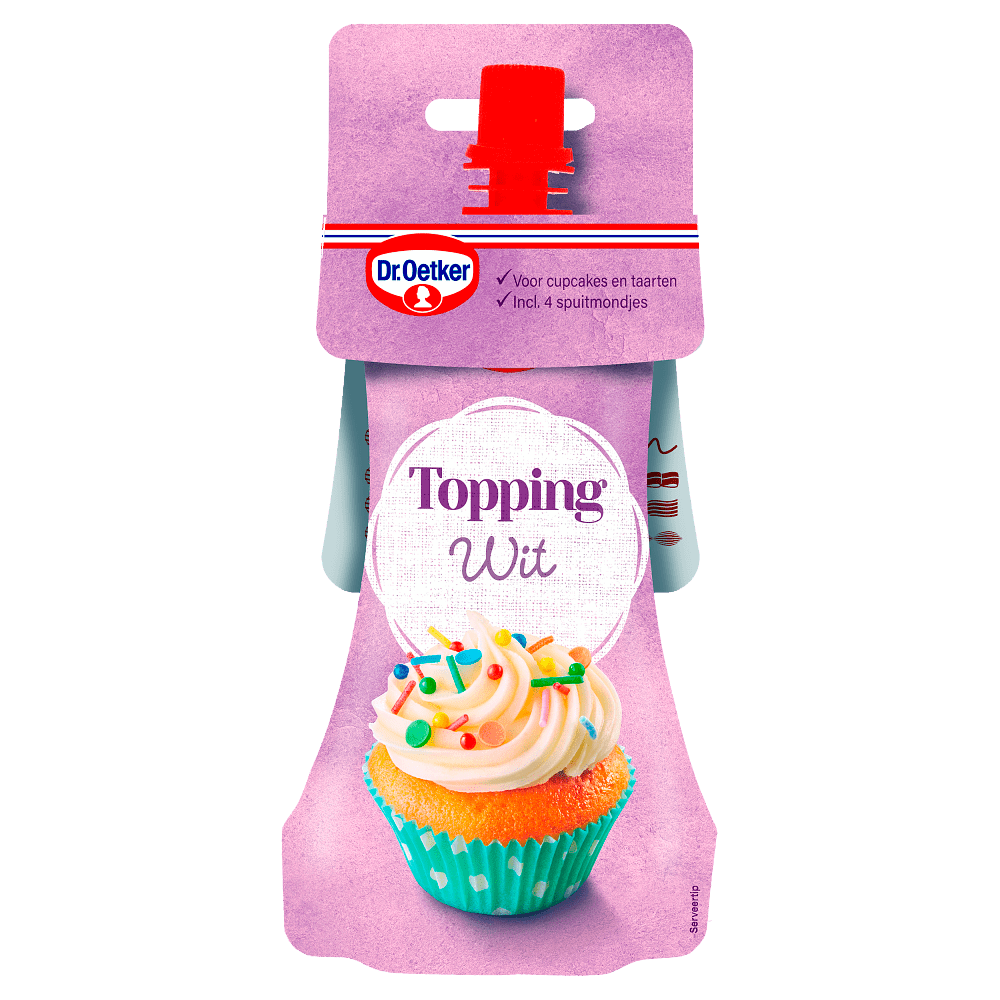 Dr. Oetker Topping Wit 140 g