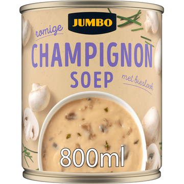 Jumbo Champignonsoep met Bieslook 800ML