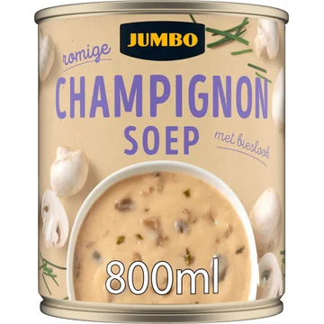 Jumbo Champignonsoep met Bieslook 800ML