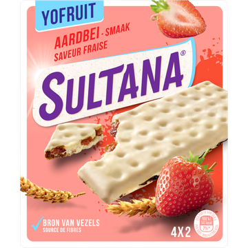 Sultana YoFruit Aardbei 143 g