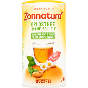 Zonnatura Bio Oplosthee Groene Thee, Munt & Kamille 200 g