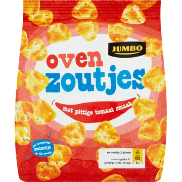 Jumbo Oven Zoutjes met Pittige Tomaat Smaak 125 g