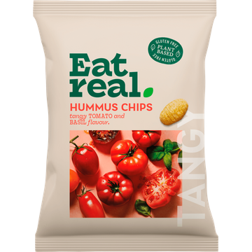 Eat Real Tomato & Basil Hummus Chips 110g