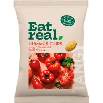 Eat Real Tomato & Basil Hummus Chips 110g