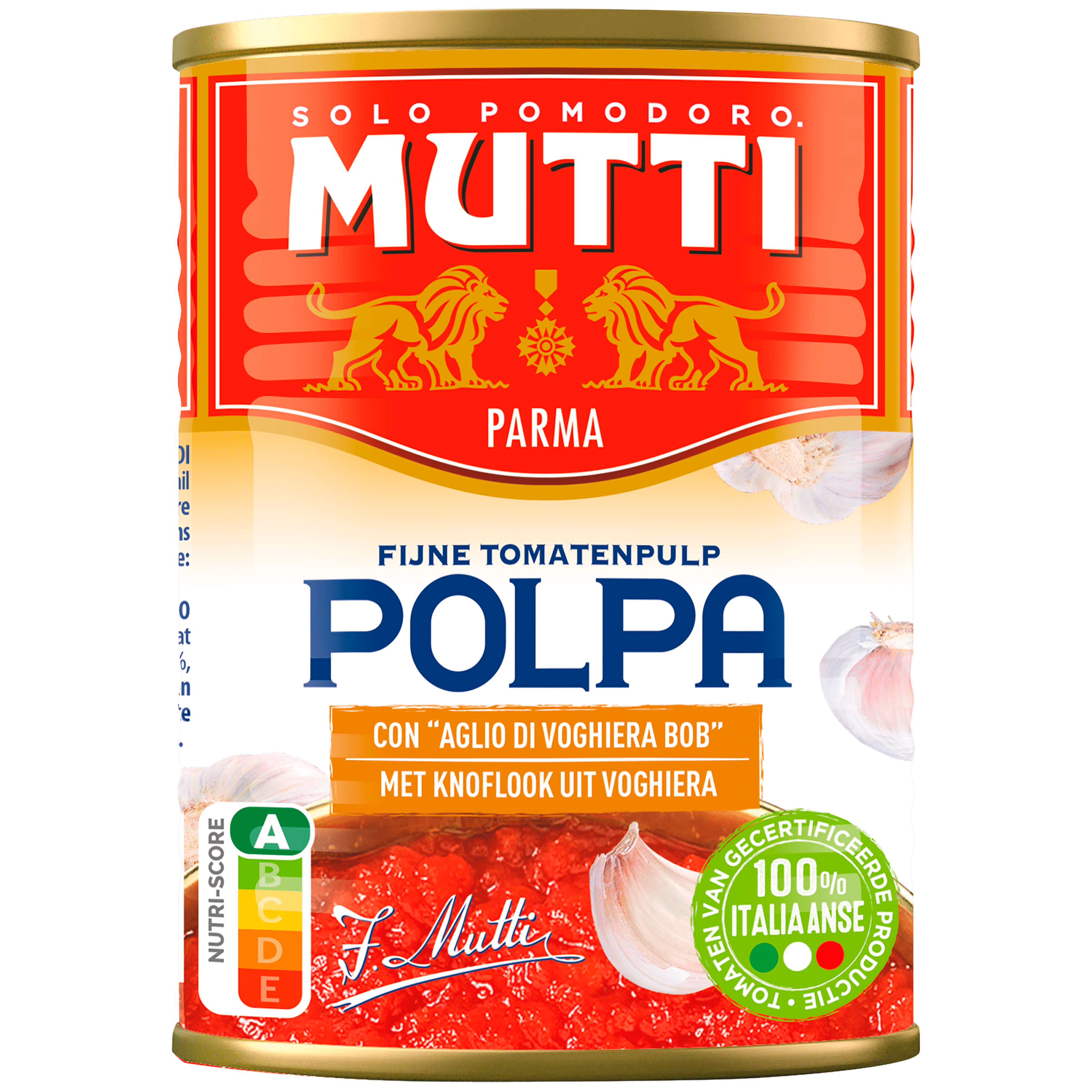Mutti Polpa di Pomodoro Knoflook 400g