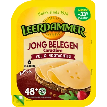 Leerdammer Jong Belegen Caractère plakken 150 g