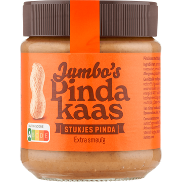 Jumbo's Pindakaas Stukjes Pinda 290 g