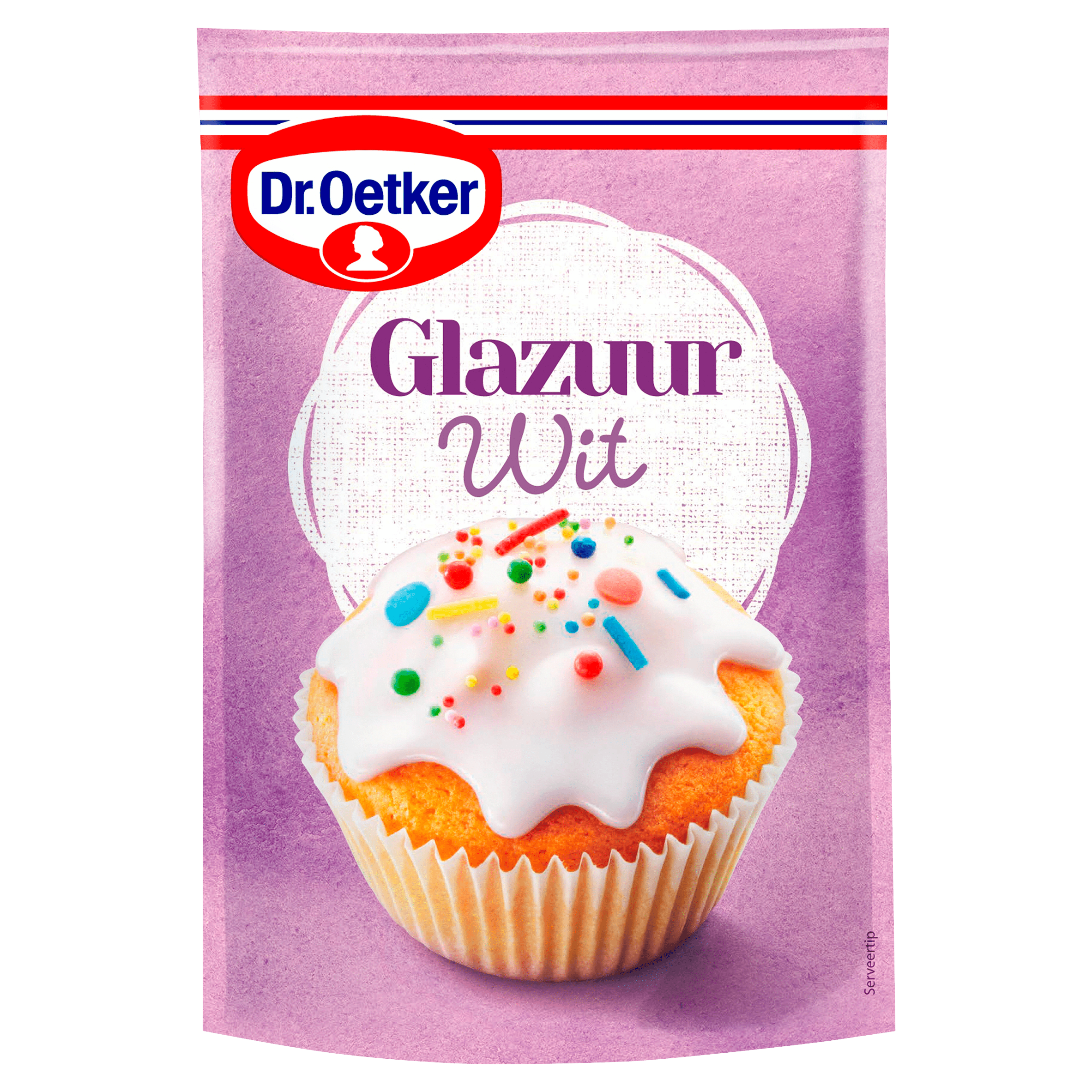 Dr. Oetker Glazuur Wit Taart Versiering 125 g