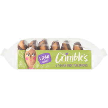 Mrs Crimble's Vegan Choc Macaroons 6 Stuks 195 g