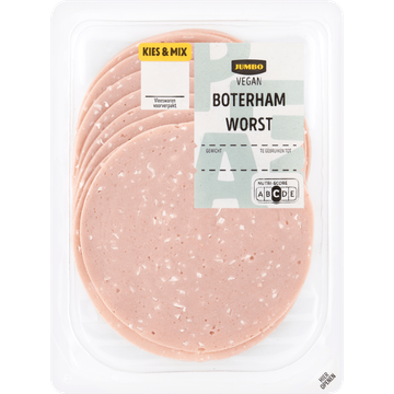 Jumbo Lekker Veggie Vegan Boterhamworst 110 g 