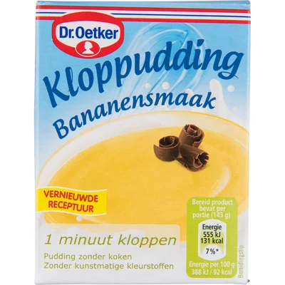 Dr. Oetker Kloppudding Banaan 74 g