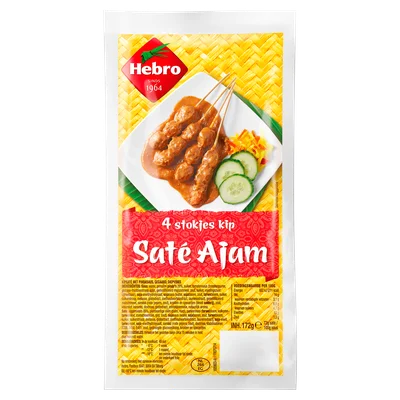 Hebro Kipsaté Ketjap 4 Stokjes 172 g