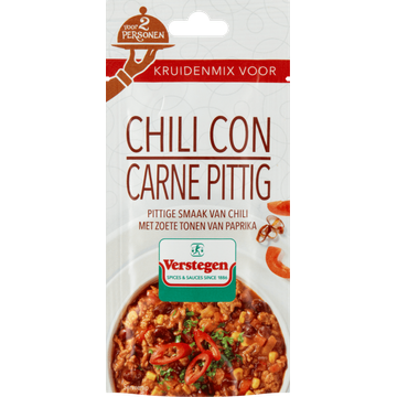 Verstegen Kruidenmix voor Chili con Carne Pittig 13 g