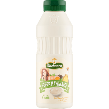 Oliehoorn Peper Mayonaise Pittig & Romig 465 ml