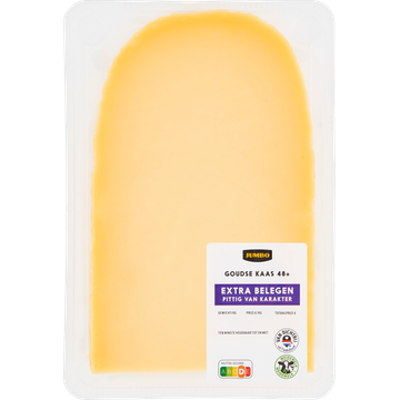 Jumbo Goudse Kaas 48+ Extra Belegen Plakken ca. 175 g