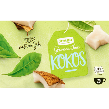 Jumbo Groene Thee Kokos 20 Stuks 30 g