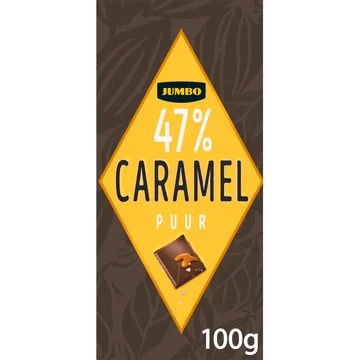 Jumbo Pure Chocolade Fleur de Sel Caramel 100 g
