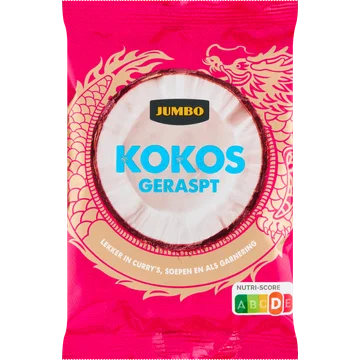 Jumbo Kokos Geraspt 100 g