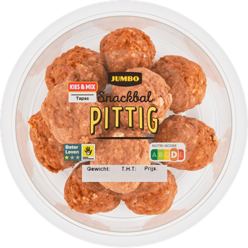Jumbo Snackbal Pittig 135 g