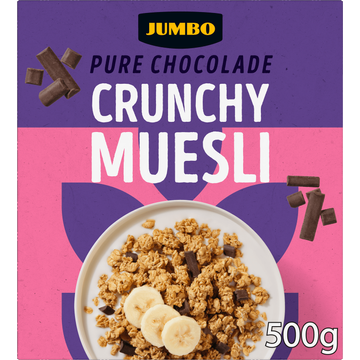 Jumbo Crunchy Muesli Pure Chocolade 500 g