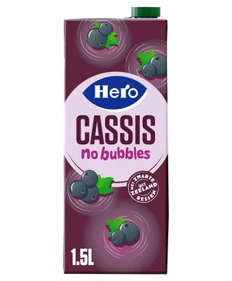 Hero Cassis No Bubbles 1,5 L