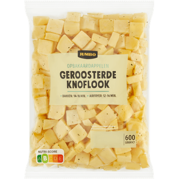 Jumbo Opbakaardappelen Geroosterde Knoflook 600 g