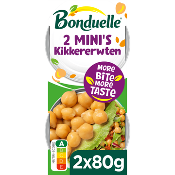 Bonduelle Kikkererwten Mini Packs 2 x 80 g