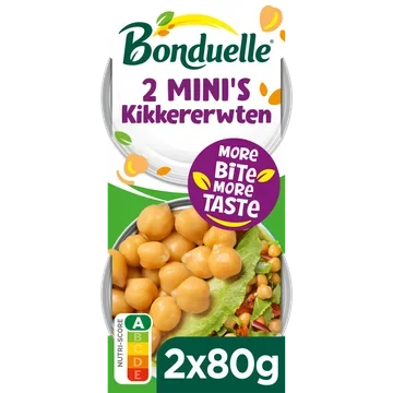 Bonduelle Kikkererwten Mini Packs 2 x 80 g