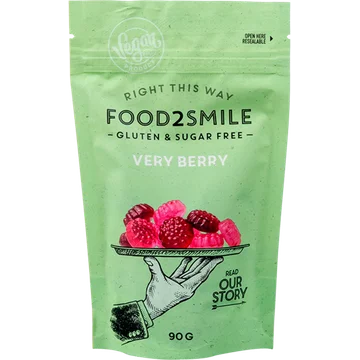 Food2Smile Very Berry Gluten- en Suikervrij 90 g