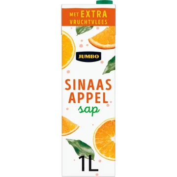 Jumbo Sinaasappelsap met Extra Vruchtvlees 1 L