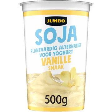 Jumbo Soja Plantaardig Alternatief voor Yoghurt Vanille Smaak 500 g