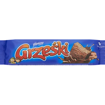 Grześki Wafel met Cacaocrème Omhuld met Chocolade 36 g
