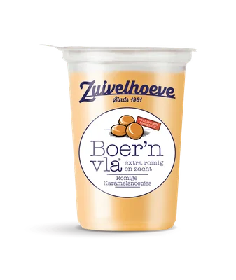 Zuivelhoeve Boer'n vla Romige Karamelsnoepjes 450g