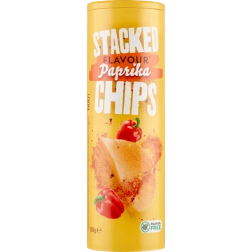Stacked Flavour Paprika Chips 170 g