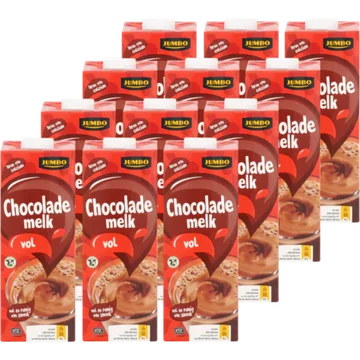 Jumbo Chocolademelk Vol 12 x 1L