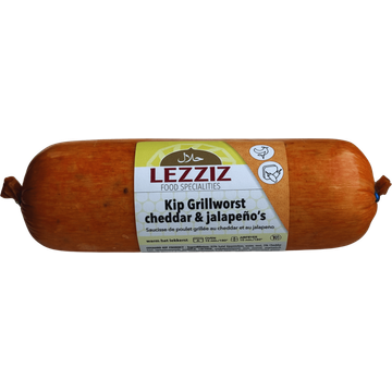 LEZZIZ Kip Grillworst Kaas 250g