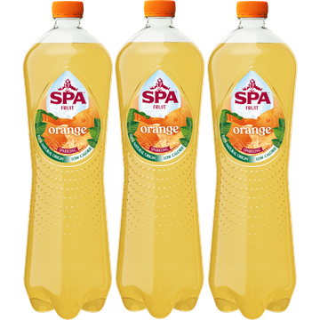 SPA FRUIT Bruisende Fruitige Frisdrank Orange 3 x 1,25 L