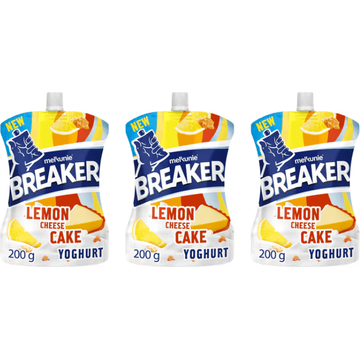 Melkunie Breaker Specials Lemon Cheesecake Yoghurt 3x 200 g