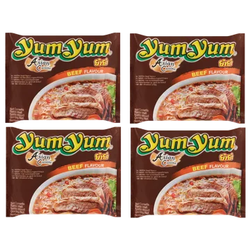 Yum Yum Instant Noedels Groentensmaak 4 x 60 g