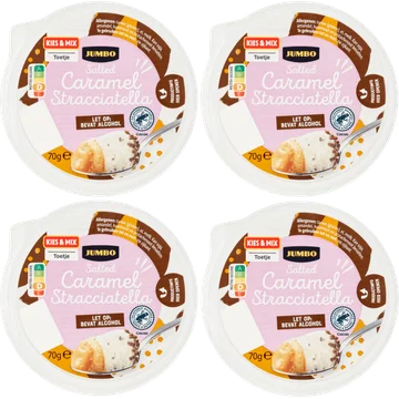 Jumbo Salted Caramel Stracciatella 4 x 70g