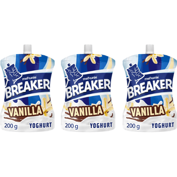 Melkunie Breaker Originals Vanilla Yoghurt 3x 200 g