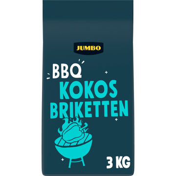 Jumbo BBQ Kokos Briketten 3 kg