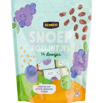 Jumbo Snoep Rozijntjes Doosjes 14 Stuks