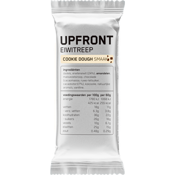 Upfront Eiwitreep Vegan Cookie Dough 60 g