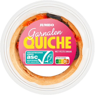 Jumbo Mini Quiche Garnalen met Pesto Smaak 100 g