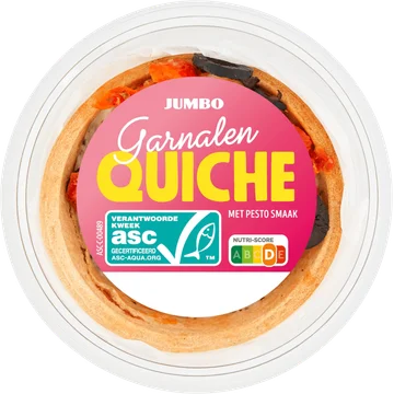 Jumbo Mini Quiche Garnalen met Pesto Smaak 100 g